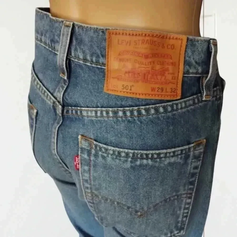 Levi's 501 - rechte pasvorm - hoge taille - rekbaar - nieuwstaat w29 L32 – photo 8